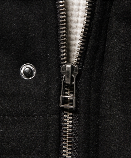 OUTLET（アウトレット）の「【WHO'S WHO gallery】GGメルトンサーモライトモッズ（モッズコート・メンズ・ベージュ/ブラック/グレー・MEDIUM/LARGE）」の12枚目の写真