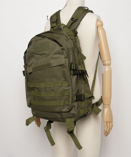 MAISON CLUB(メゾンクラブ)の「【MAISON CLUB】TACTICAL Backpack / タクティカルバックパック KNF-YI(バックパック/リュック・メンズ・カーキ/ブラック・FREE)」の16枚目の写真