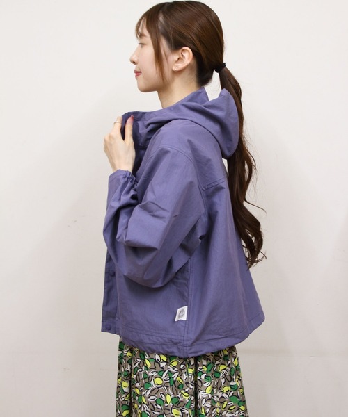 ORCIVAL(オーシバル)の「ORCIVAL/オーシバル フーデッドライトアウター HOODED LIGHT OUTER OR-A0778 NCK(ナイロンジャケット・レディース・ベージュ/ブルーグレー・1)」の12枚目の写真