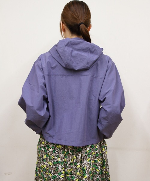 ORCIVAL(オーシバル)の「ORCIVAL/オーシバル フーデッドライトアウター HOODED LIGHT OUTER OR-A0778 NCK(ナイロンジャケット・レディース・ベージュ/ブルーグレー・1)」の13枚目の写真
