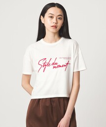 EMMEL REFINES | <EMMEL REFINES>EM ロゴプリント ボックス Tシャツ(Tシャツ/カットソー)