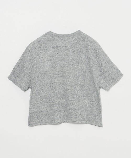 EMMEL REFINES(エメルリファインズ)の「<EMMEL REFINES>EM ロゴプリント ボックス Tシャツ(Tシャツ/カットソー・レディース・ホワイト/グレー・FREE)」の8枚目の写真