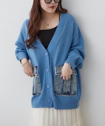 Remind me and forever | 【WEB限定】デニムポケットVカーディガン(カーディガン/ボレロ)