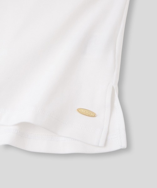 KINO THE KEI(キノザケイ)の「レディ Vネック フライス カットソー プルオーバー KINO THE KEI(Tシャツ/カットソー・レディース・グレイッシュベージュ/ホワイト/ブラック・フリー)」の22枚目の写真