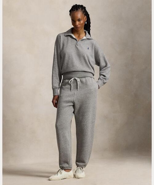 POLO RALPH LAUREN(ポロ ラルフ ローレン)の「ライトウェイト フリース クォータージップ(その他トップス・レディース・グレー系・XS/XL/L/M/S)」の6枚目の写真