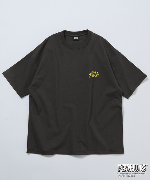 FREAK'S STORE(フリークスストア)の「限定展開 PEANUTS ピーナッツ 別注 ビッグシルエット バックプリント クルーネック Tシャツ POOCH(Tシャツ/カットソー・メンズ・ネイビー/スミクロ/ピンク/ホワイト・LARGE/MEDIUM/SMALL)」の12枚目の写真