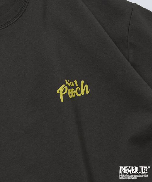 FREAK'S STORE(フリークスストア)の「限定展開 PEANUTS ピーナッツ 別注 ビッグシルエット バックプリント クルーネック Tシャツ POOCH(Tシャツ/カットソー・メンズ・ネイビー/スミクロ/ピンク/ホワイト・LARGE/MEDIUM/SMALL)」の13枚目の写真