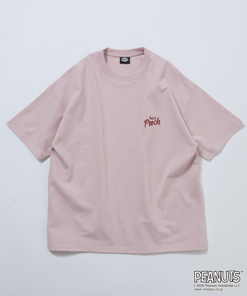 限定展開 PEANUTS/ピーナッツ 別注 ビッグシルエット バックプリント