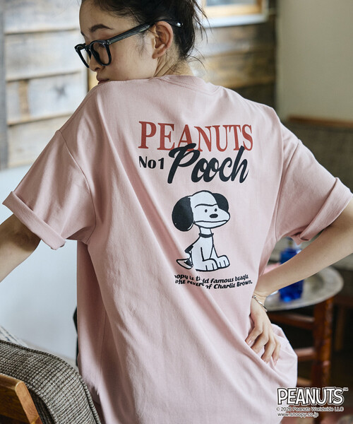 ドーナツベアワンポイントTシャツ&ロングパンツ　ピンク gelato pique（ジェラートピケ）の「ドーナツベアワンポイントTシャツ