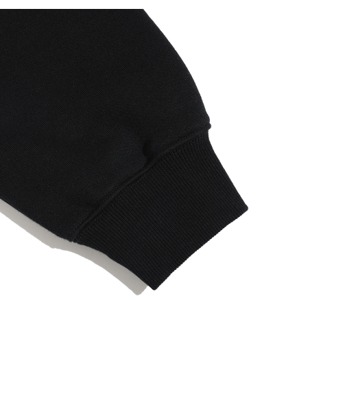 NICE GHOST CLUB(ナイスゴーストクラブ)の「DOT 3STAR RAGLAN CROP HOODIE ZIP UP_BLACK(NG2GSUM493A)(パーカー・レディース・ブラック・SMALL/MEDIUM)」の8枚目の写真