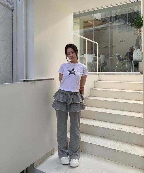 HAVISM（ヘビズム）の「レイヤードスウェットスカートパンツ（グレー）（スウェットパンツ・レディース・その他・ONE SIZE）」の11枚目の写真