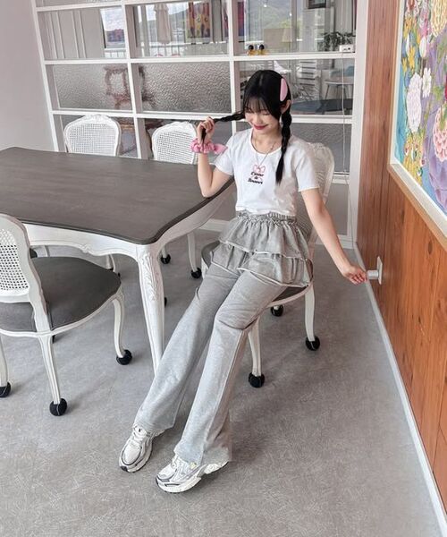 HAVISM（ヘビズム）の「レイヤードスウェットスカートパンツ（グレー）（スウェットパンツ・レディース・その他・ONE SIZE）」の20枚目の写真