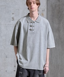 【SERACE】Vintage like fireman short sleeve polo shirt / ヴィンテージライクファイヤーマン半袖ポロシャツ