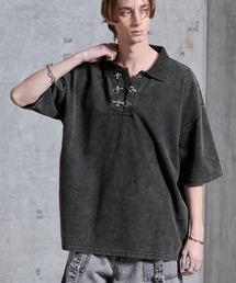 SERACE(�Z���X)�́ySERACE�zVintage like fireman short sleeve polo shirt / ���B���e�[�W���C�N�t�@�C���[�}�������|���V���c(�|���V���c)