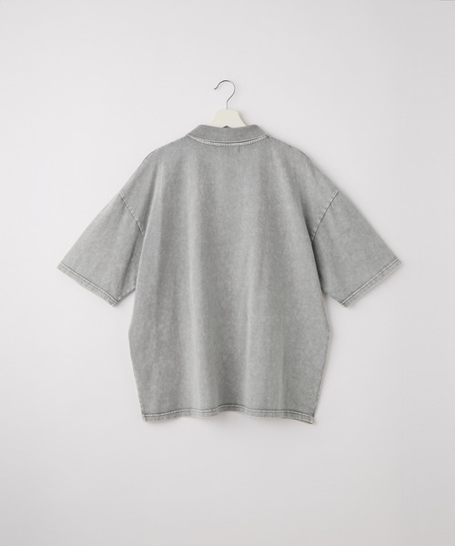 SERACE（セラス）の「【SERACE】Vintage like fireman short sleeve polo shirt / ヴィンテージライクファイヤーマン半袖ポロシャツ（ポロシャツ・メンズ・ブラック/ライトグレー・L/M/S）」の13枚目の写真