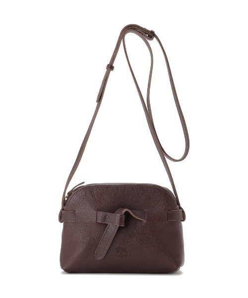 IL BISONTE(イルビゾンテ)の「IL BISONTE / ORIGINAL LEATHER / クロスボディバッグ(ショルダーバッグ・レディース・レンガ/ダークブラウン/レッド/グリーン/ネイビー/オレンジ/ブラック/グレー/ナチュラル/ライトブラウン・FREE)」の3枚目の写真