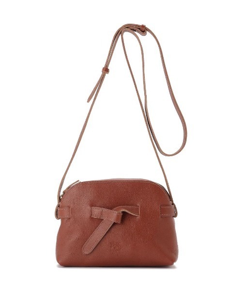 IL BISONTE(イルビゾンテ)の「IL BISONTE / ORIGINAL LEATHER / クロスボディバッグ(ショルダーバッグ・レディース・レンガ/ダークブラウン/レッド/グリーン/ネイビー/オレンジ/ブラック/グレー/ナチュラル/ライトブラウン・FREE)」の9枚目の写真