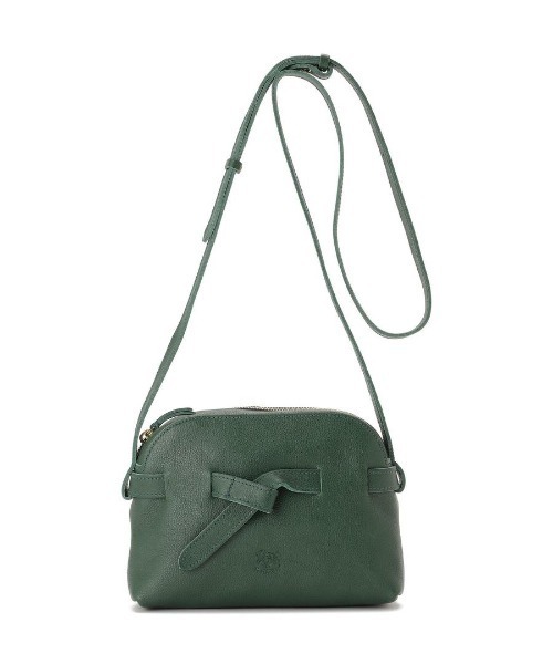 IL BISONTE(イルビゾンテ)の「IL BISONTE / ORIGINAL LEATHER / クロスボディバッグ(ショルダーバッグ・レディース・レンガ/ダークブラウン/レッド/グリーン/ネイビー/オレンジ/ブラック/グレー/ナチュラル/ライトブラウン・FREE)」の6枚目の写真