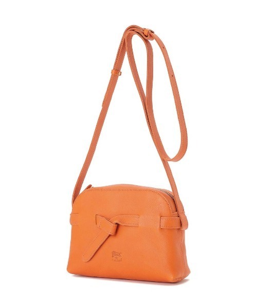 IL BISONTE(イルビゾンテ)の「IL BISONTE / ORIGINAL LEATHER / クロスボディバッグ(ショルダーバッグ・レディース・レンガ/ダークブラウン/レッド/グリーン/ネイビー/オレンジ/ブラック/グレー/ナチュラル/ライトブラウン・FREE)」の11枚目の写真