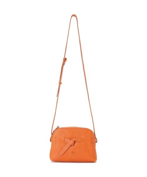 IL BISONTE(イルビゾンテ)の「IL BISONTE / ORIGINAL LEATHER / クロスボディバッグ(ショルダーバッグ・レディース・レンガ/ダークブラウン/レッド/グリーン/ネイビー/オレンジ/ブラック/グレー/ナチュラル/ライトブラウン・FREE)」の13枚目の写真