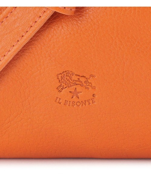 IL BISONTE(イルビゾンテ)の「IL BISONTE / ORIGINAL LEATHER / クロスボディバッグ(ショルダーバッグ・レディース・レンガ/ダークブラウン/レッド/グリーン/ネイビー/オレンジ/ブラック/グレー/ナチュラル/ライトブラウン・FREE)」の15枚目の写真
