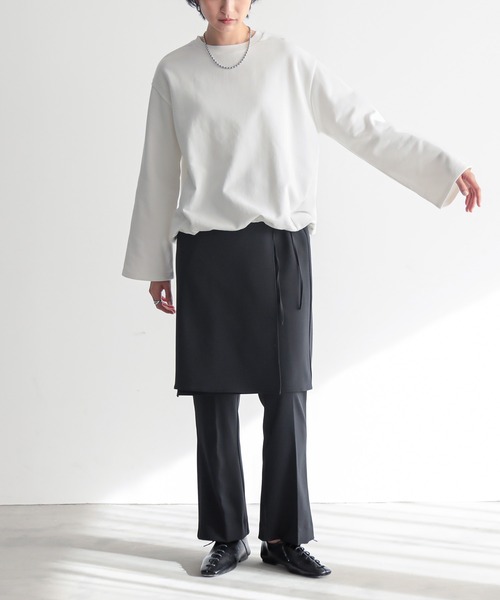 for/c(フォーシー)の「バルーンヘムトップス【サスティナブル】(Tシャツ/カットソー・レディース・ライトグレー/イエロー/ブラック/オフホワイト・L/M)」の13枚目の写真