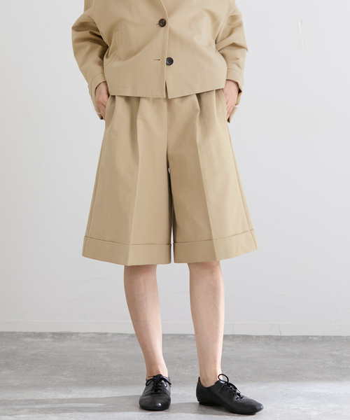IENA（イエナ）の「THE M ショートパンツ（その他パンツ・レディース・ベージュ・36/38）」の5枚目の写真