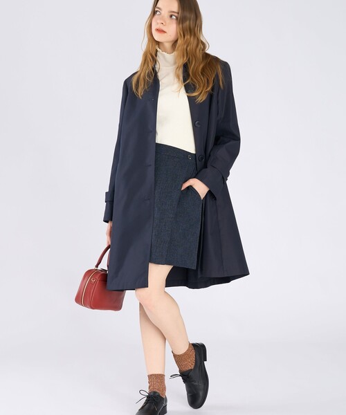 To b. by agnes b.（トゥービーバイアニエスベー）の「シャーリング ジャージー タートル プルオーバー（Tシャツ/カットソー・レディース・ホワイト・FREE）」の8枚目の写真