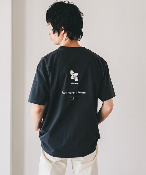BEAMS RECORDS(ビームスレコーズ)の「POET MEETS DUBWISE / SOLIDARITY T-Shirt(Tシャツ/カットソー・メンズ・ホワイト/ブラック系その他4・LARGE/MEDIUM/X-LARGE)」の4枚目の写真