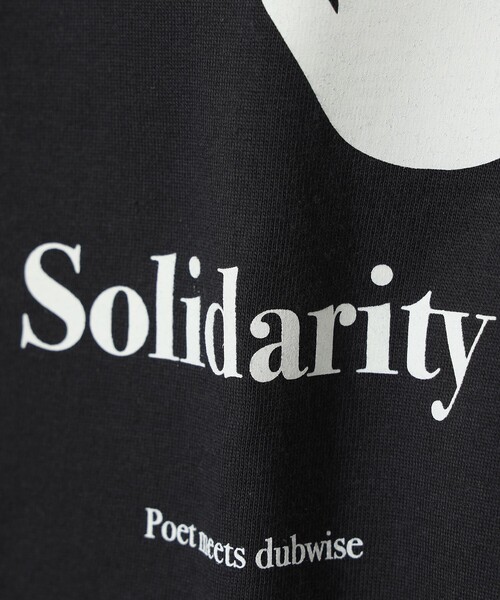 BEAMS RECORDS(ビームスレコーズ)の「POET MEETS DUBWISE / SOLIDARITY T-Shirt(Tシャツ/カットソー・メンズ・ホワイト/ブラック系その他4・LARGE/MEDIUM/X-LARGE)」の8枚目の写真