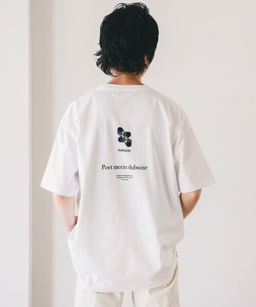 BEAMS RECORDS(ビームスレコーズ)の「POET MEETS DUBWISE / SOLIDARITY T-Shirt(Tシャツ/カットソー・メンズ・ホワイト/ブラック系その他4・LARGE/MEDIUM/X-LARGE)」の14枚目の写真