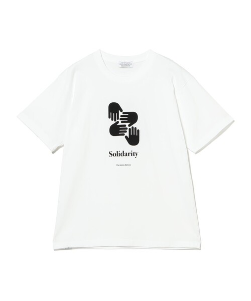 BEAMS RECORDS(ビームスレコーズ)の「POET MEETS DUBWISE / SOLIDARITY T-Shirt(Tシャツ/カットソー・メンズ・ホワイト/ブラック系その他4・LARGE/MEDIUM/X-LARGE)」の16枚目の写真