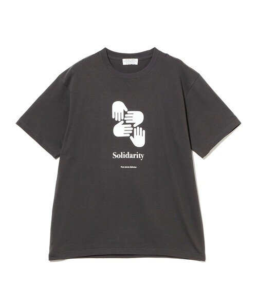 BEAMS RECORDS(ビームスレコーズ)の「POET MEETS DUBWISE / SOLIDARITY T-Shirt(Tシャツ/カットソー・メンズ・ホワイト/ブラック系その他4・LARGE/MEDIUM/X-LARGE)」の21枚目の写真