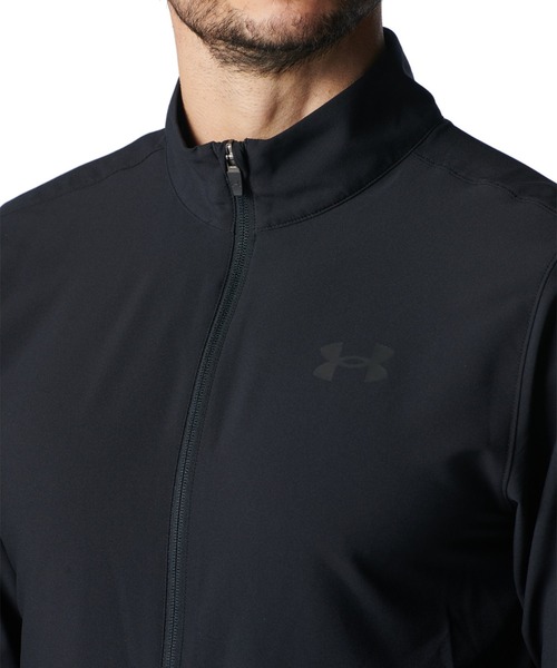 UNDER ARMOUR(アンダーアーマー)の「アンダーアーマー UAフレッシュウーブン フルジップ ジャケット(ジャージ・メンズ・ブラック×ブラック/グレー・3L/LL/L/M/S)」の8枚目の写真
