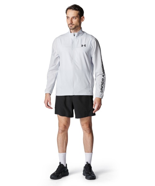 UNDER ARMOUR(アンダーアーマー)の「アンダーアーマー UAフレッシュウーブン フルジップ ジャケット(ジャージ・メンズ・ブラック×ブラック/グレー・3L/LL/L/M/S)」の11枚目の写真