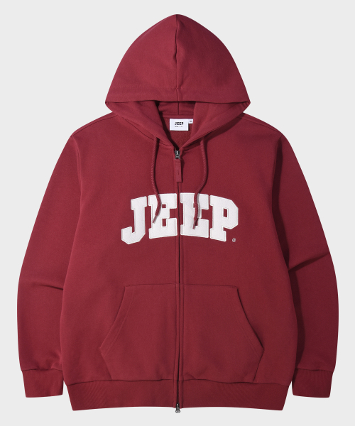 JEEP(ジープ)の「JEEP ビッグロゴ 2WAY オーバーサイズ フードジップアップ (JR5TZU075BG)(パーカー・レディース・その他・SMALL/MEDIUM/LARGE/X-LARGE/2XL)」の1枚目の写真