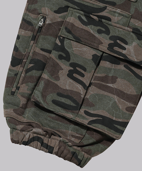 CORNERBLESS（コーナーブレス）の「CAMO WIDE SWEAT JOGGER PANTS（スウェットパンツ・レディース・その他・SMALL/LARGE/MEDIUM）」の5枚目の写真