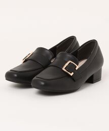 ABC-MART | ABC SELECT エービーシーセレクト PUFF HEEL LFR 3.5 パフヒールローファー 3.5 W5079 BLACK(パンプス)
