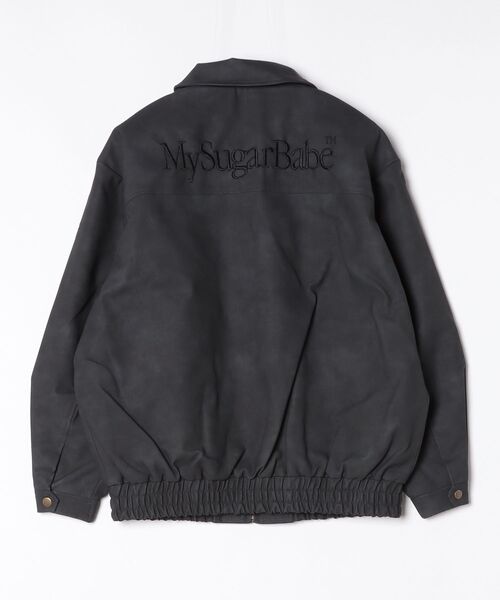 My sugar Babe(マイシュガーベイブ)の「embroidered leather blouson(ブルゾン・メンズ・ブラック・LARGE/MEDIUM)」の18枚目の写真