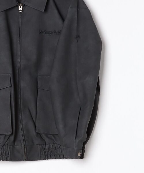 My sugar Babe(マイシュガーベイブ)の「embroidered leather blouson(ブルゾン・メンズ・ブラック・LARGE/MEDIUM)」の20枚目の写真