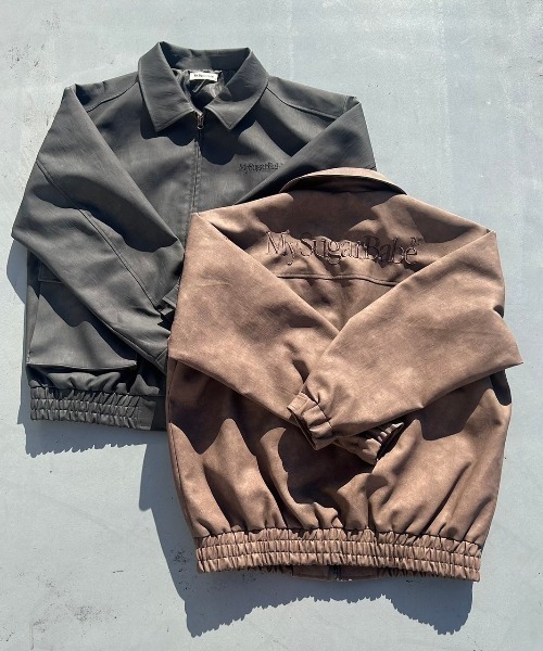 My sugar Babe(マイシュガーベイブ)の「embroidered leather blouson(ブルゾン・メンズ・ブラック・LARGE/MEDIUM)」の15枚目の写真