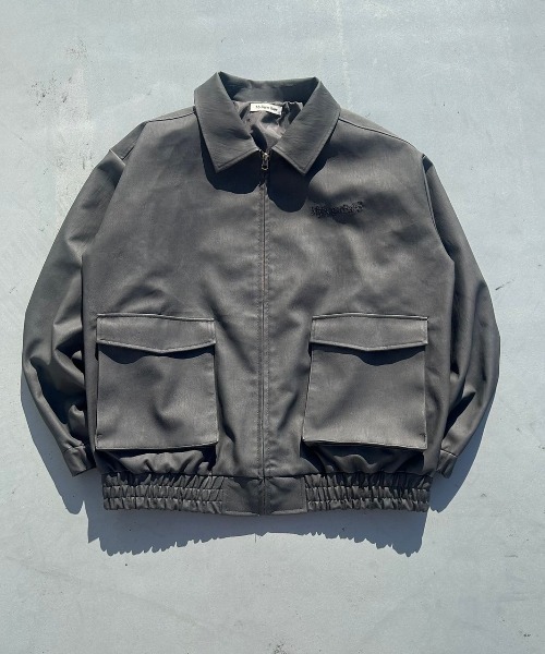 My sugar Babe(マイシュガーベイブ)の「embroidered leather blouson(ブルゾン・メンズ・ブラック・LARGE/MEDIUM)」の16枚目の写真