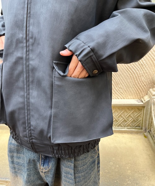 My sugar Babe(マイシュガーベイブ)の「embroidered leather blouson(ブルゾン・メンズ・ブラック・LARGE/MEDIUM)」の9枚目の写真