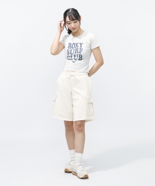 ROXY(ロキシー)の「ロキシー ROXY ROXY WITH HEART HALF PANTS(その他パンツ・レディース・オフホワイト/グレー・S/M/L)」の6枚目の写真