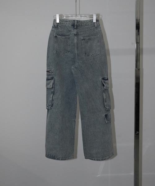 chuclla(チュクラ)の「ヴィンテージライクカーゴデニムパンツ chw26s137(デニムパンツ・レディース・ブルー・S/L/M)」の11枚目の写真
