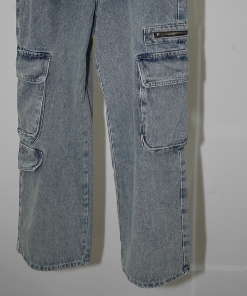 chuclla(チュクラ)の「ヴィンテージライクカーゴデニムパンツ chw26s137(デニムパンツ・レディース・ブルー・S/L/M)」の13枚目の写真