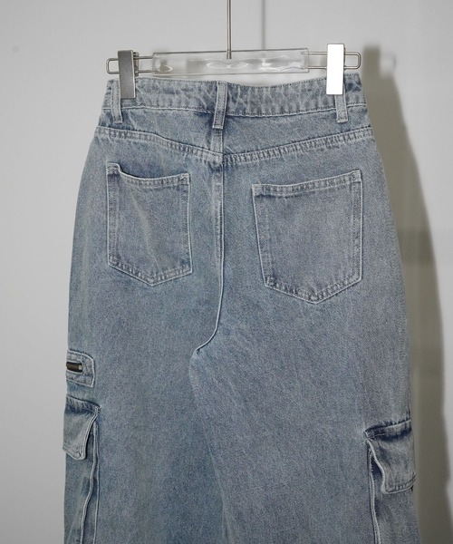 chuclla(チュクラ)の「ヴィンテージライクカーゴデニムパンツ chw26s137(デニムパンツ・レディース・ブルー・S/L/M)」の14枚目の写真