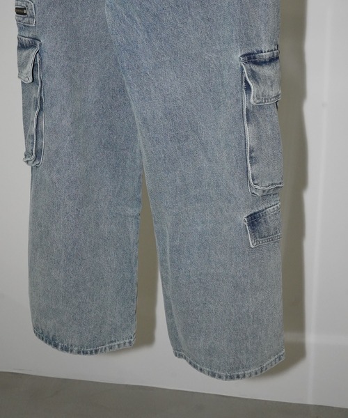 chuclla(チュクラ)の「ヴィンテージライクカーゴデニムパンツ chw26s137(デニムパンツ・レディース・ブルー・S/L/M)」の15枚目の写真