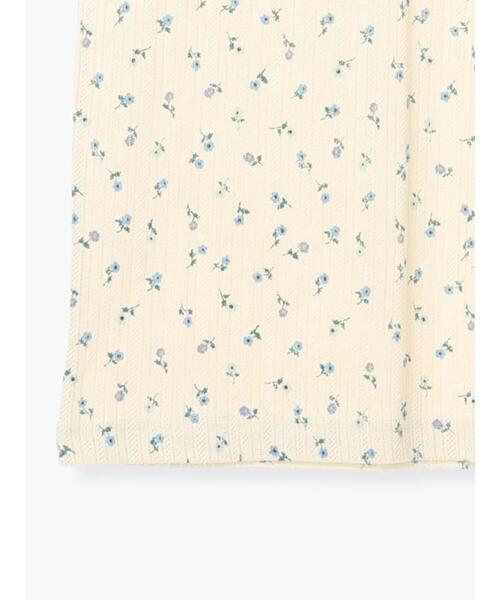 Samansa Mos2(サマンサ モスモス)の「花柄パターンメッシュレース付ノースリーブ(Tシャツ/カットソー・レディース・オフホワイト/チャコールグレー/キナリ・F)」の17枚目の写真