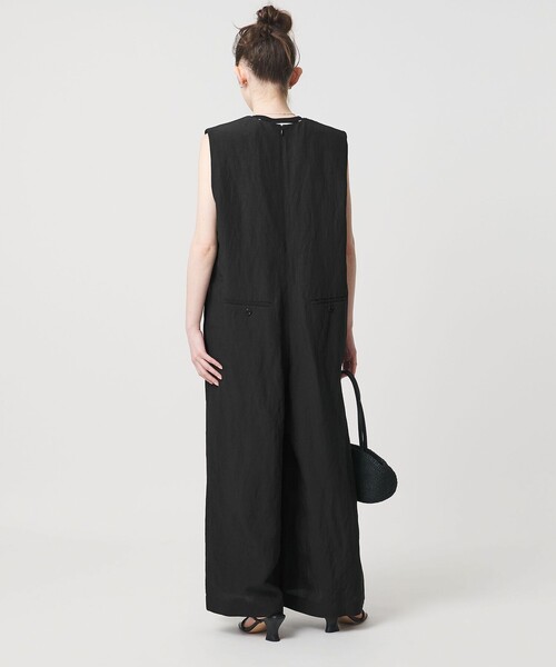 SACRA(サクラ)の「<SACRA>ノースリーブ オールインワン パンツ(つなぎ/オールインワン・レディース・ダークグレー/ブラック・38)」の6枚目の写真